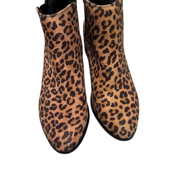Esprit Leopard Print Ankle Boots, Size 7.5 - Picture 2 of 7